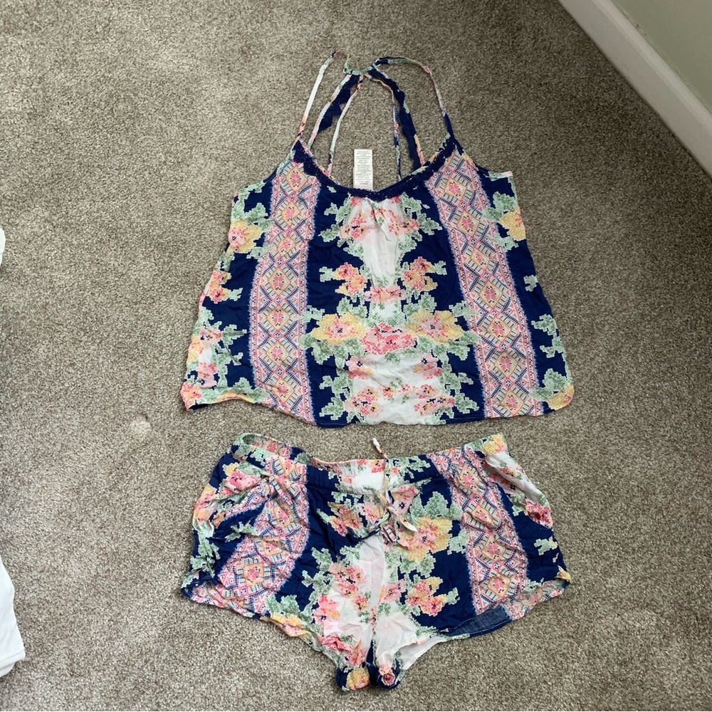 In Bloom by Jonquil Pajama Shorts Set Medium